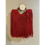 Πλεκτή τσάντα με κρόσσια