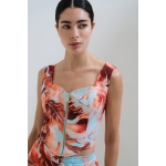 Τοπ εμπριμέ με φερμουάρ - Image 2