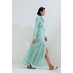 Φόρεμα ριγέ σεμιζιέ - Image 3