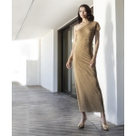 Οne shoulder φόρεμα χρυσό