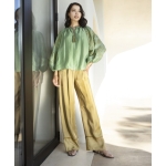 Κεντημένη μπλούζα πράσινο-χρυσο - Image 3