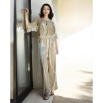 Μπλούζα σε μπεζ-χρυσό - Image 2