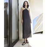 Ζέρσει φόρεμα με μεταλλική λεπτομέρεια - Image 2