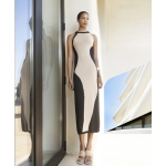 Λαμέ δίχρωμο φόρεμα