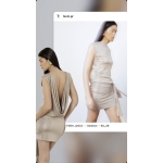 Μίνι χρυσό φόρεμα - Image 3